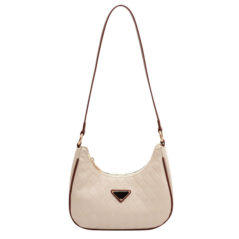 Women's Fashion Checkered Diagonal Bag