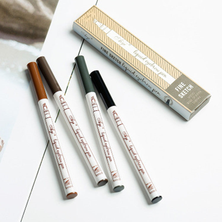 Lápiz líquido para cejas con microblading resistente al agua y de larga duración
