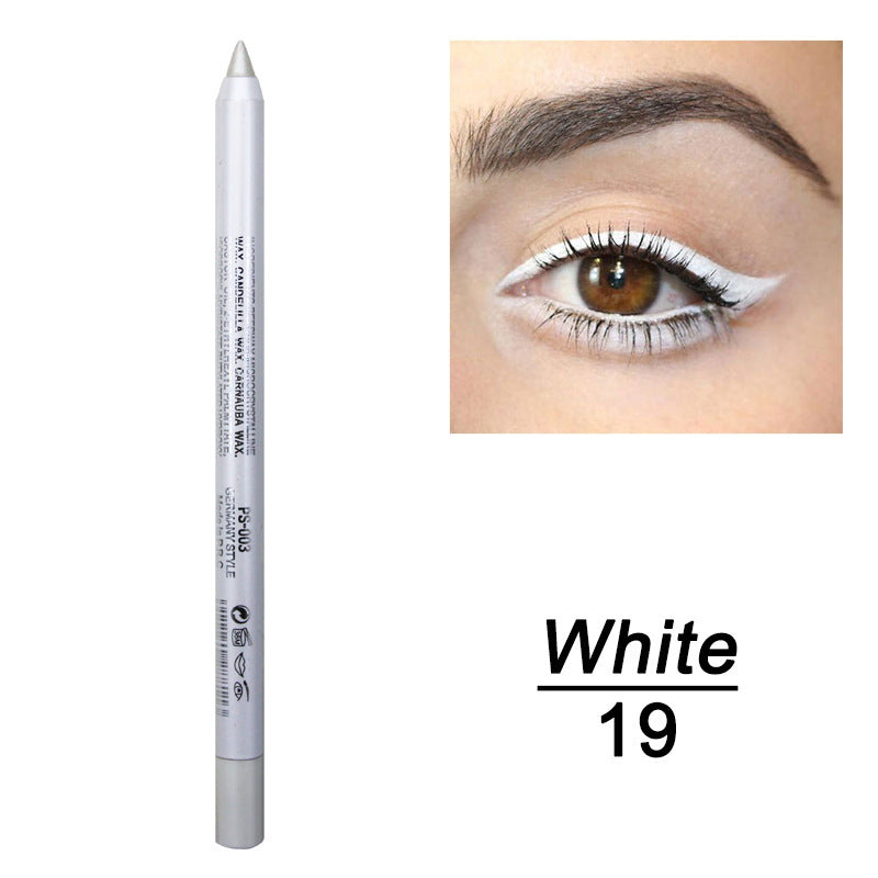 Delineador de ojos en gel de doble uso, duradero, resistente al agua y al sudor
