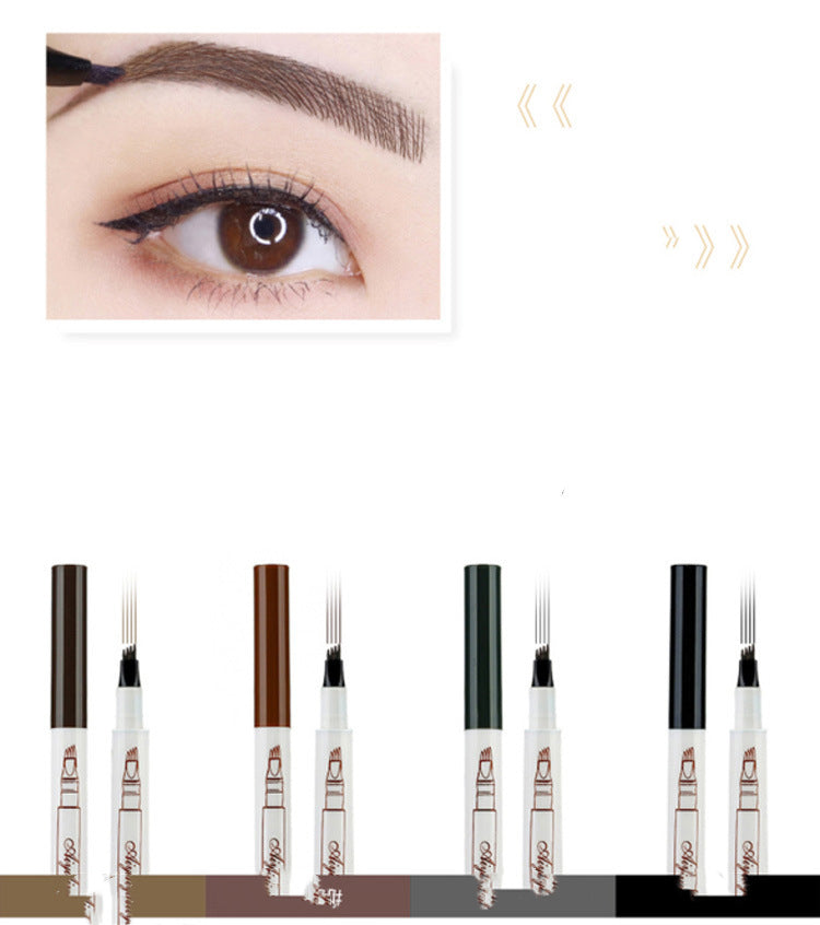 Lápiz líquido para cejas con microblading resistente al agua y de larga duración