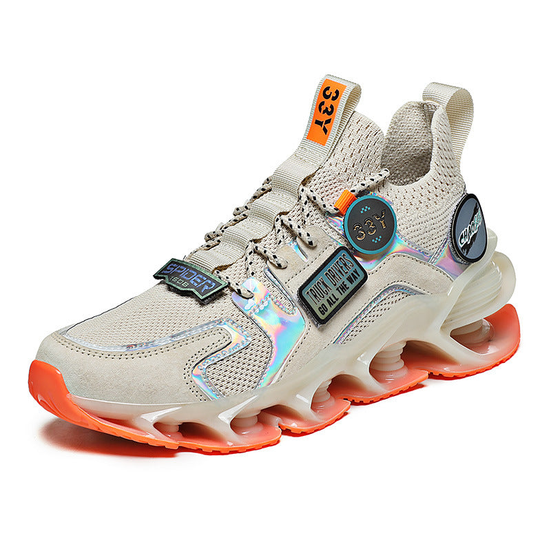 Blade Shock AbsorptioHollow n Sportschuhe Sommer Atmungsaktive Flying Woven Casual Schuhe