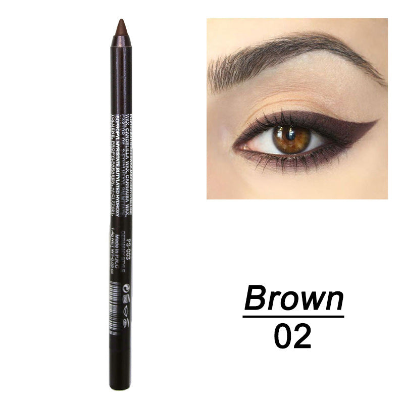 Delineador de ojos en gel de doble uso, duradero, resistente al agua y al sudor