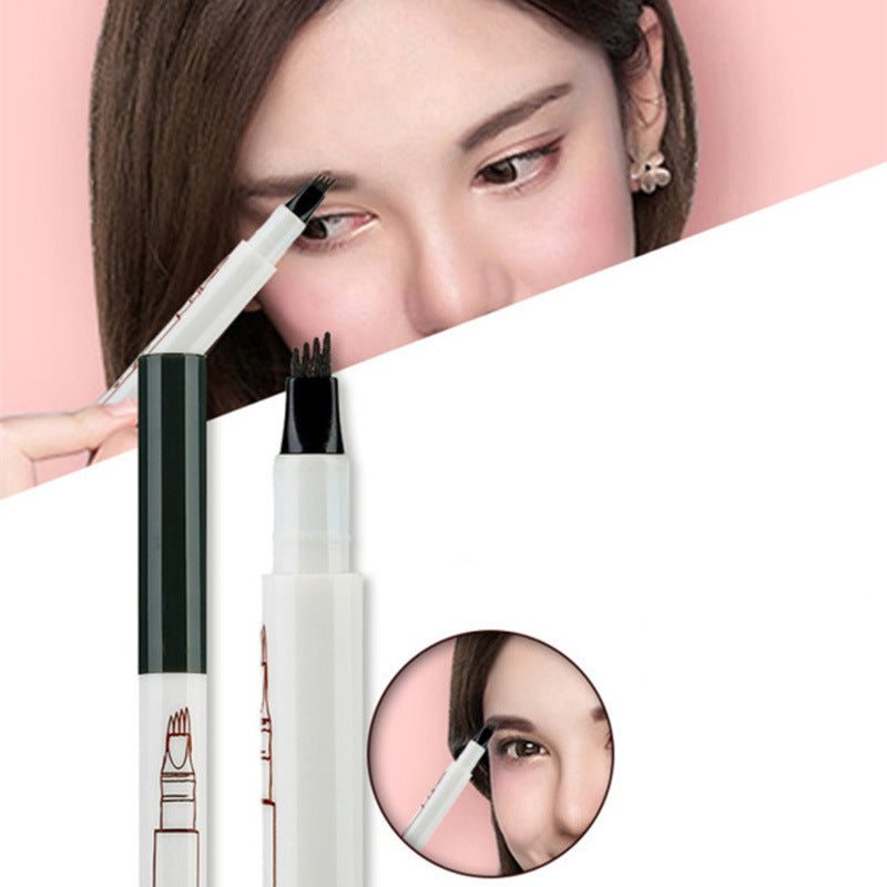 Lápiz líquido para cejas con microblading resistente al agua y de larga duración