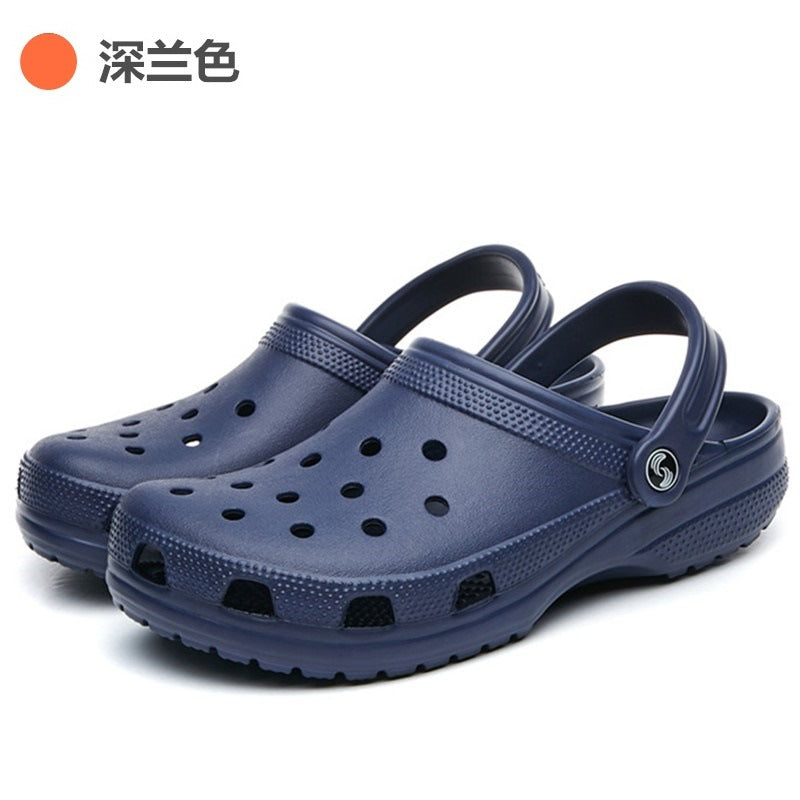 Cave Shoes Women&amp;#039;s Beach Hollow Sandals And Slippers Men&amp;#039;s Flat Garden Jelly Shoes Outdoor Wading Sandals