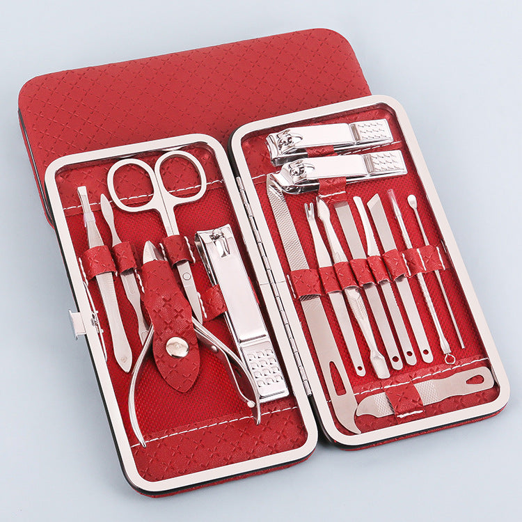 Large 16 Piece Nail Clipper Set Multipurpose Beauty