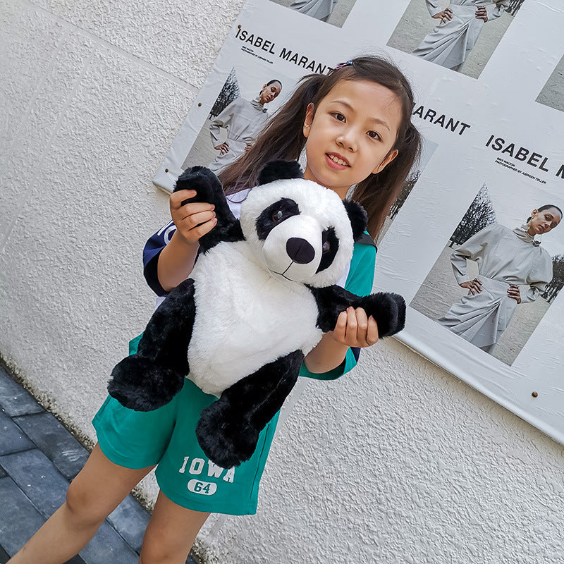 Niedlicher Panda-kleiner Rucksack-Mode-Jungen- und Mädchen-Karikatur-Plüsch-Tasche