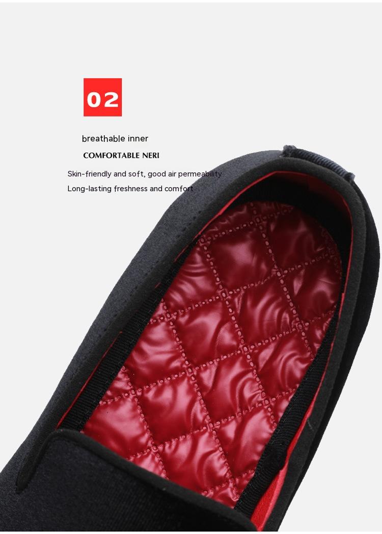 Britische atmungsaktive Tods Freizeitschuhe Trendy bestickte Lederschuhe für Herren