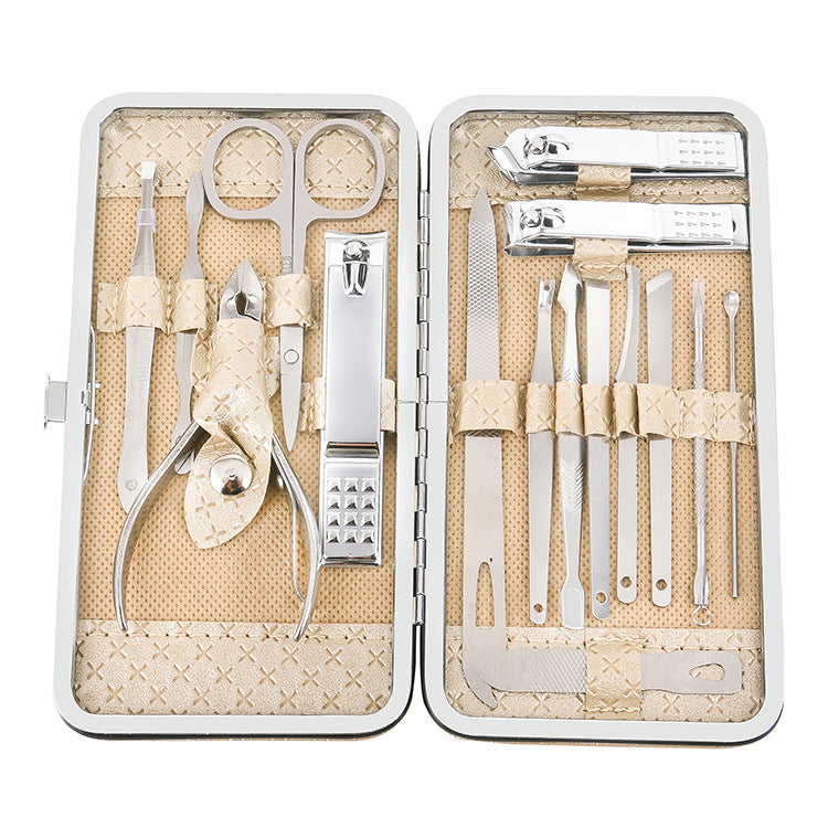 Large 16 Piece Nail Clipper Set Multipurpose Beauty