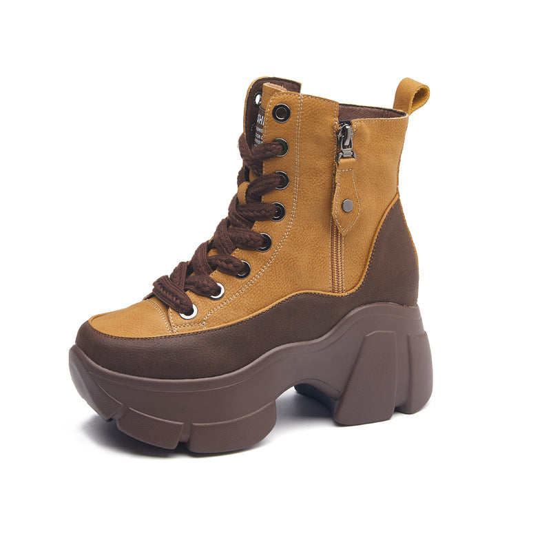 Kleine lässige Retro-Kurzstiefel für Damen