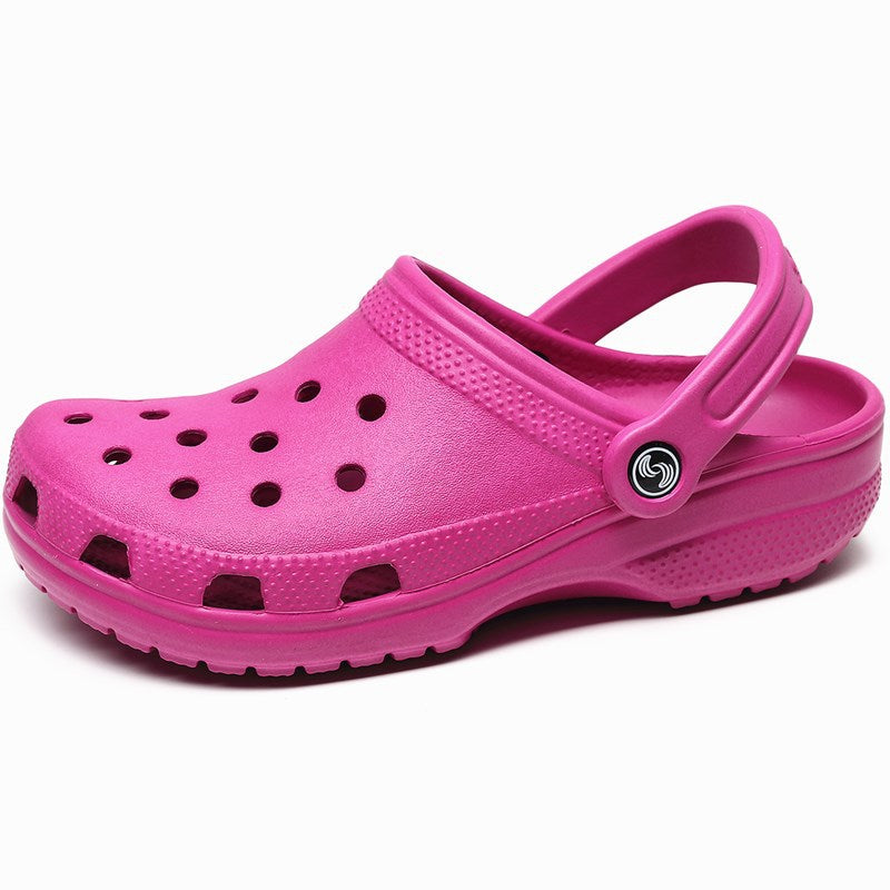 Cave Shoes Women&amp;#039;s Beach Hollow Sandals And Slippers Men&amp;#039;s Flat Garden Jelly Shoes Outdoor Wading Sandals