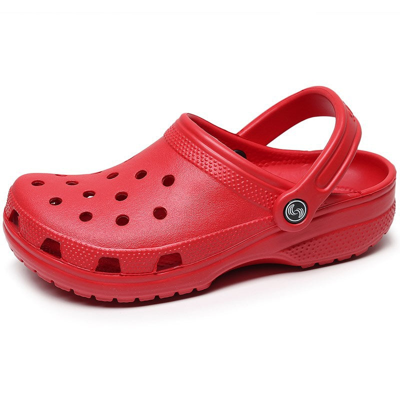 Cave Shoes Women&amp;#039;s Beach Hollow Sandals And Slippers Men&amp;#039;s Flat Garden Jelly Shoes Outdoor Wading Sandals