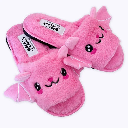 Süße Fledermaus Hausschuhe Halloween Schuhe Winter warme Hausschuhe Damen Herren