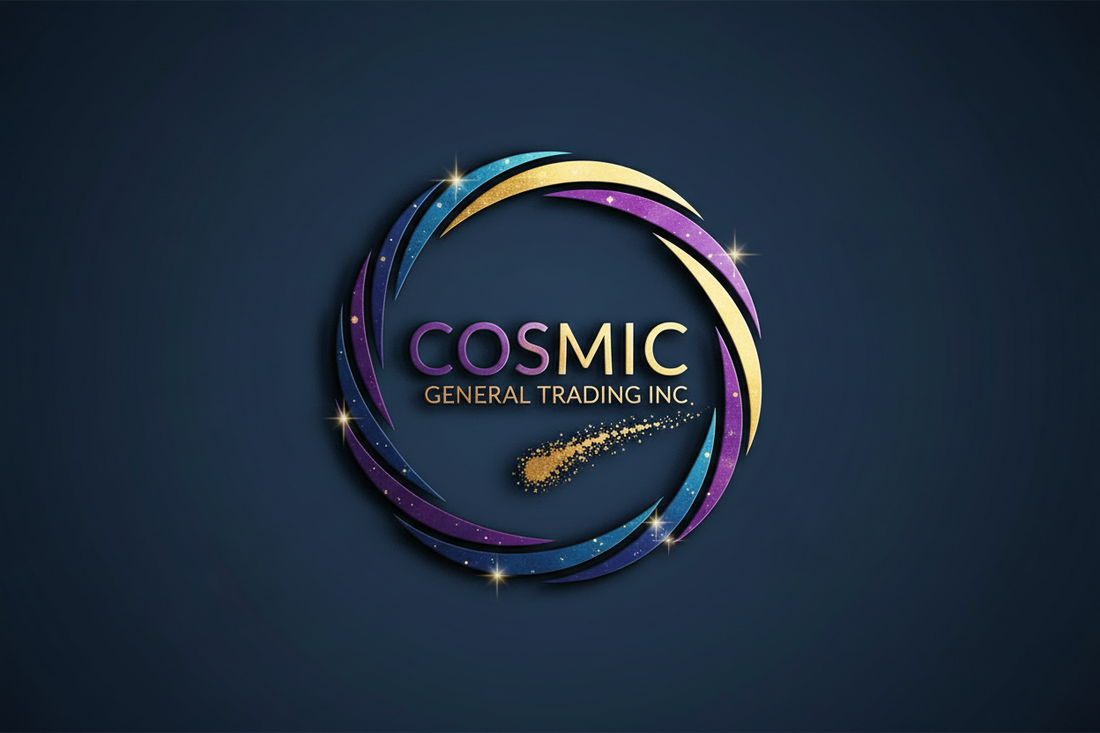 Can you make my company logo cosmic general, trading Inc. with beautiful Cullah update model