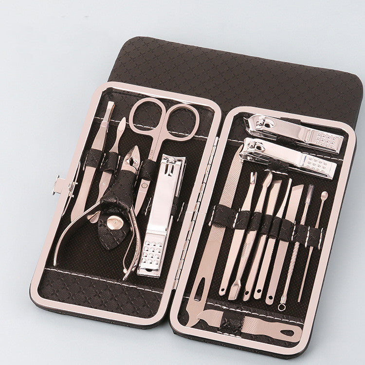 Large 16 Piece Nail Clipper Set Multipurpose Beauty