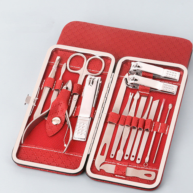 Large 16 Piece Nail Clipper Set Multipurpose Beauty