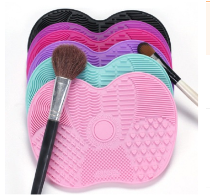 Almohadilla limpiadora para brochas de maquillaje 