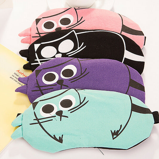 Cartoon cute summer cool breathable men and women ice pack sleep eye mask shading ice bag sleeping eye protection