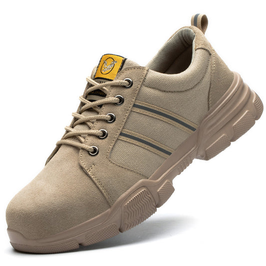Oxford Cloth -SmasAntihing And Anti-Piercing High-Top Safety Shoes