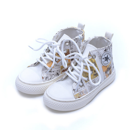 Rutschfeste Graffiti-Canvas-Schuhe