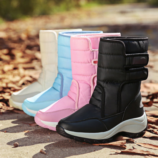 Winterstiefel Bequeme Warmhalte-Schneestiefel Damen rutschfeste tragbare Damenstiefel