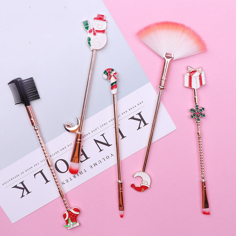 Weihnachtselch Make-up Pinsel Set Pinsel