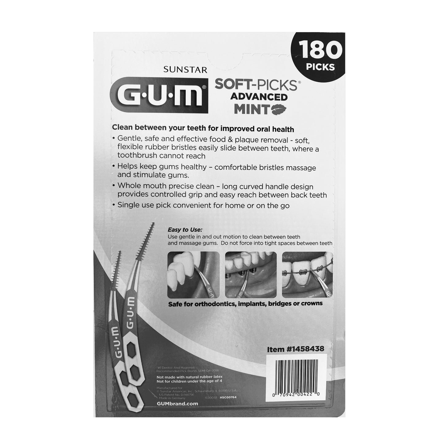 GUM make teeth clean 🧼