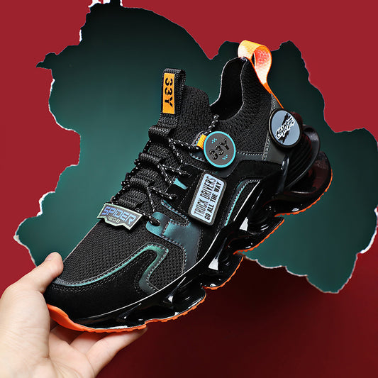 Blade Shock AbsorptioHollow n Sports Shoes Summer Breathable Flying Woven Casual Shoes
