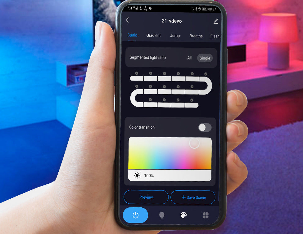 e LiGraffiti Wifi Bluetooth Symphony Smart TV Background Atmospherght