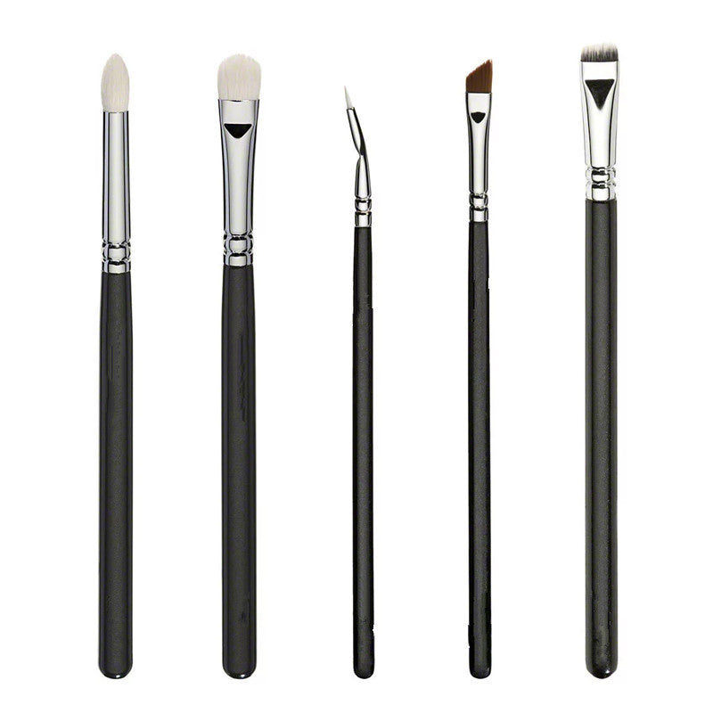 15 pinceles de maquillaje negros