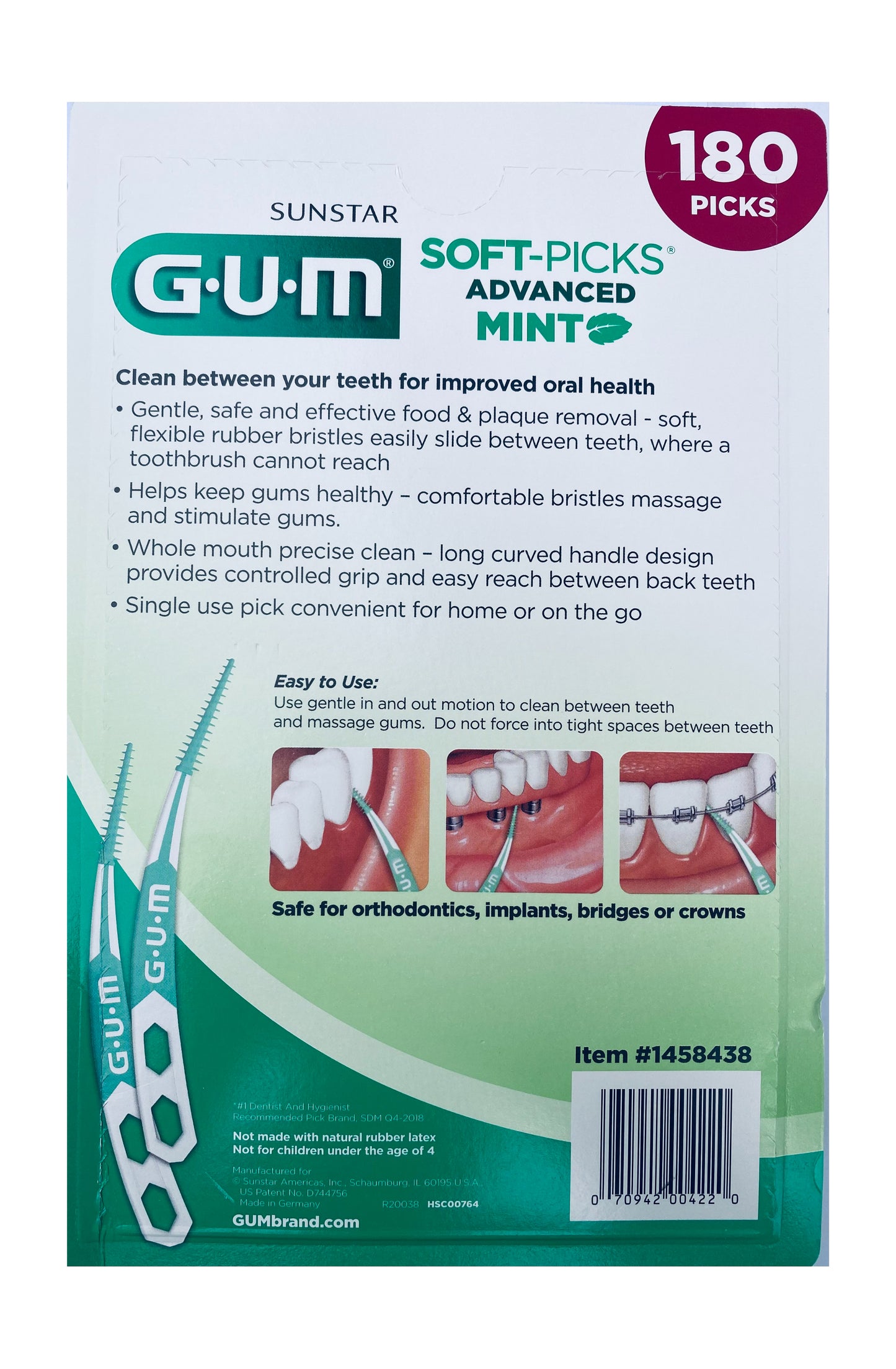 GUM make teeth clean 🧼