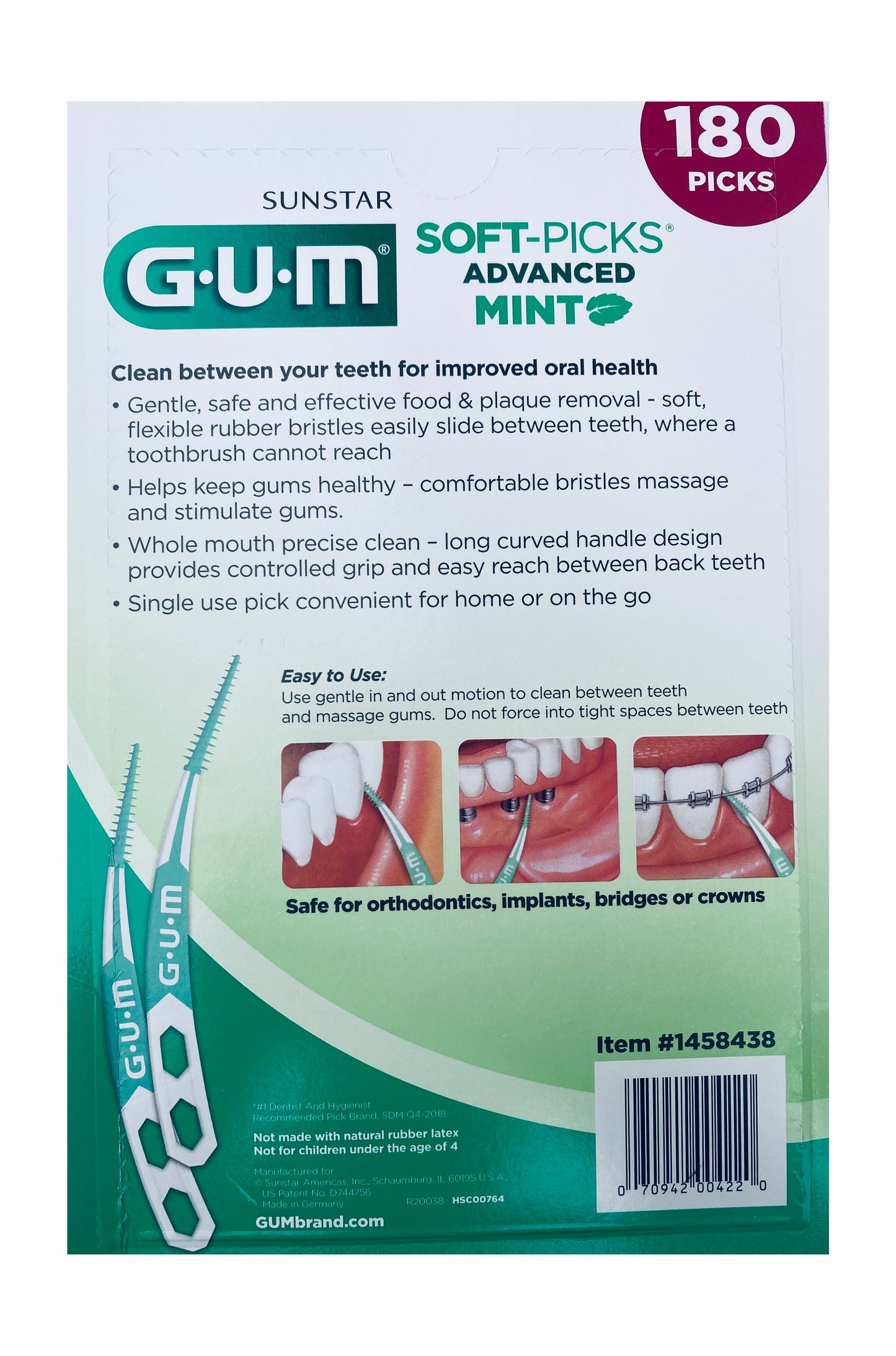 GUM make teeth clean 🧼